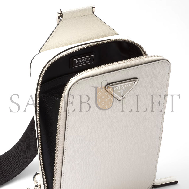 PRADA BRIQUE SAFFIANO LEATHER BAG 2VZ106 (20*14*4cm) PRADA BRIQUE SAFFIANO LEATHER BAG 2VZ106 (20*14*4cm)